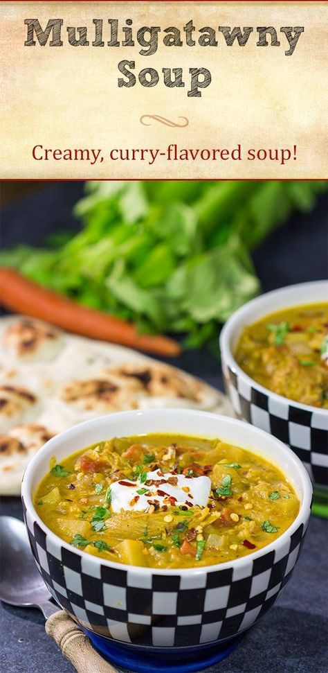 Mulagatawny Soup Indian, Muligawtany Soup Recipe, Mulagatawny Soup, Mulligatawny Soup Recipe, Mulligatawny Soup, Indian Soup, Soup Creamy, Winter Soups, Indian Cooking