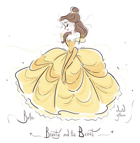 Art Of David Gilson, Belle Drawing, David Gilson, Beauty And The Beast Art, Disney Belle, Belle Beauty And The Beast, Images Disney, Disney Art Drawings, Disney Princess Drawings