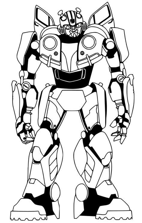 Bumblebee Coloring Pages - Best Coloring Pages For Kids Bumblebee Drawing, Transformers Coloring, Robot Coloring, Transformers Coloring Pages, Transformers Drawing, Bee Coloring Pages, Transformers Bumblebee, Coloring Page Ideas, Cartoon Coloring Pages