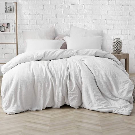 Bed Comforter Sets White Fluffy, White Comforter White Rug, White Comforter Set Target, Full Size Bed White Comforter, Modern Bed Set, Twin Xl Duvet Covers, Farmhouse White, Twin Xl Comforter, Affordable Bedding