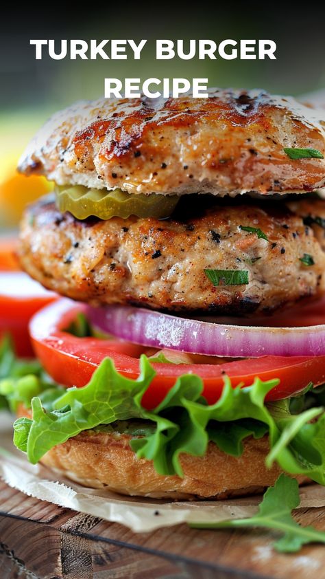 California Turkey Burger, Air Fry Turkey Burger, Turkey Burger Recipes Stove Top, Flavorful Turkey Burger Recipes, Turkey Burger Recipes Ground, Juicy Turkey Burger Recipes, Recipe For Turkey Burgers, Ground Turkey Burger Recipes, Turkey Burgers Recipes