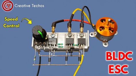 Bldc Motor Controller Circuit, Automotive Wiring, Bldc Motor, Electronic Schematics, Electronic Circuit Projects, Circuit Projects, Electronic Engineering, Stepper Motor, Circuit Diagram