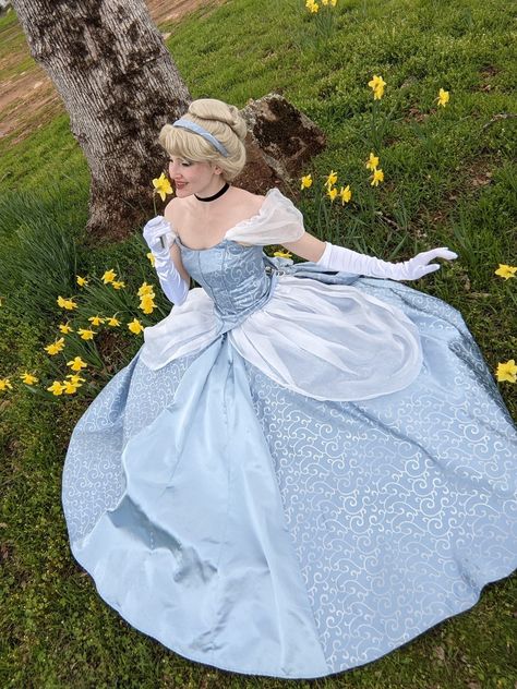 Disney Princess Cinderella Dress, Real Life Cinderella Dress, Cinderella Cosplay Dress, 2015 Cinderella Dress, Cinderella 2021 Dress, Cinderella Characters, Cinderella Dresses, Princess Cinderella, 18th Birthday