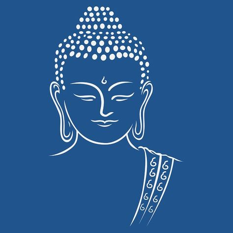 Buddha Vector Art, Buddha Pencil Drawing, Lord Buddha Drawing, Buddha Outline, Buddha Line Art, Buddha Vector, Buddha Silhouette, Gautam Budh, Emotional Lines