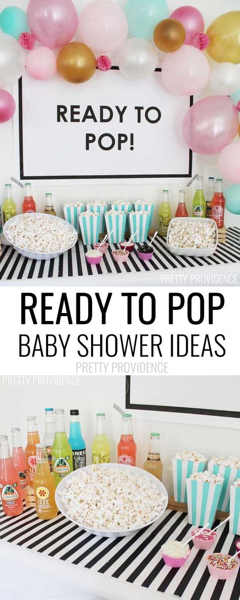 Ready to Pop baby shower theme ideas! LOVE THIS!!! Pop Baby Shower Ideas, Baby Shower Theme Ideas, Office Baby Showers, Bebe Shower, Babyshower Party, Bar A Bonbon, Pop Baby Showers, Trendy Baby Shower Ideas, Sweet Ideas