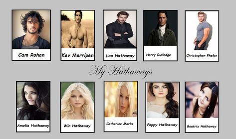 I have recently become acquainted with Lisa Kleypas' Hathaway series and am absolutely IN LOVE with these characters and their stories. I have even begun penning a screenplay in efforts to adapt this series to a show. Here's an idea of how I envision the characters. Fingers crossed that we get a series!!! Hathaways Lisa Kleypas, Lisa Kleypas Books, Lisa Kleypas, Novel Characters, Historical Books, Crossed Fingers, Romance Novels, Book Characters, Book Aesthetic