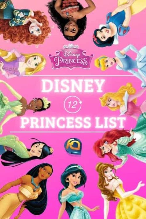 Disney Princess List Of Names, Disney Princess Phone Wallpaper, Disney Princess Warriors, Disney Princess Lineup, Disney Character Names, Disney Princess List, Disney Princess Names, Quotes Coloring Pages, Real Disney Princesses