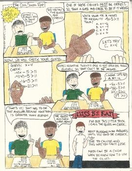 FREE Many students struggle with math tests.  The Guess and Check is a quick trick that will help students understand the reasoning behind math problems.  After reading this comic, students understand how to logically decipher the choices in multiple choice questions. School Comics, Math Comics, Cool School, Math Measurement, Math Test Prep, Multiple Choice Questions, Comic Poster, Linear Equations, Math Help