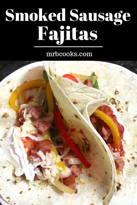 Homemade sausage #fajitas! This #fajita skillet #recipe is make with smoked turkey #sausage, seasonings, yellow, red, and green bell peppers and onions. #smokedsausage Sausage Fajitas, Fajita Skillet, Smoked Turkey Sausage, Fajitas Chicken, Turkey Sausage Recipes, Pepper Sandwich, Fajita Bowls, Sausage Patty, Fajita Recipe