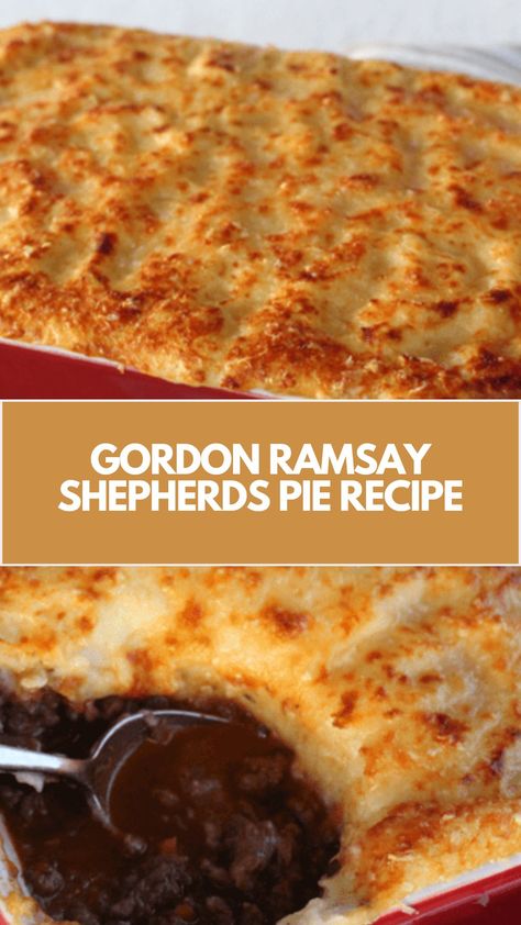 This delicious and hearty Shepherd’s Pie recipe from Gordon Ramsay is the perfect comfort food for any occasion. With a creamy mashed potato topping and flavorful lamb filling, it’s a simple yet satisfying dish that’s sure to please. Plus, you can easily adapt it with common ingredients you have at home for a quick, nutritious meal. Shepards Pie Gordon Ramsay, Gordon Ramsay Shepherds Pie, Gordon Ramsay Shepard’s Pie, Shepherds Pie Recipe Gordon Ramsay, Best Shepherds Pie Recipe Beef, Shepherd Pie Recipes, Best Shepards Pie, Shepard’s Pie, Sheppard’s Pie