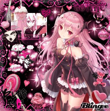 Pfp Goth, Blingee Emo, Scene Pfp, Scene Icons, Krul Tepes, Cybergoth Anime, Soft Goth, Emo Princess, Anime Goth