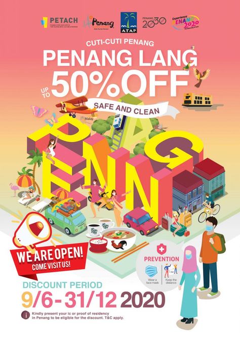 Penang Lang Half Price Deal – ATAP Trick Art Museum, Penang Hill, George Town Penang, Spice Garden, 31 December, Admission Ticket, Retail Outlet, Half Price, State Art