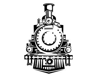 Train Tattoo, Engine Tattoo, Steam Engine Train, Train Cartoon, Polar Express Party, Train Drawing, Train Illustration, Train Silhouette, Old Steam Train