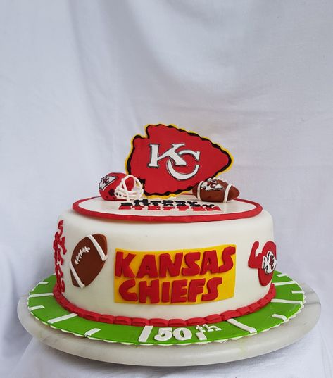 23 Birthday Cake, Groomsman Cake, Superbowl Cake, City Cake, Kansas Chiefs, Birthday Sheet Cakes, Football Cake, 23rd Birthday, Super Bowl Food