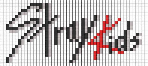 Patterns | BraceletBook Skz Friendship Bracelet, Stray Kids Crochet Pattern, Kpop Tapestry Crochet, Stray Kids Pixel Grid, Kpop Cross Stitch Pattern, Stray Kids Pixel Art, Skz Alpha Pattern, Txt Alpha Pattern, Kpop Alpha Pattern