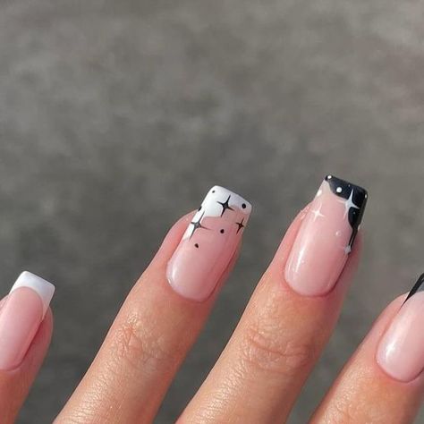 Bryony Howell on Instagram: "October 🖤 ad

I’ve seen the coolest Halloween nails going round which I can’t wait to try!! In the mean time here are some more subtle looks ✨ @the_gelbottle_inc jet black + daisy" Black Daisy, Halloween Nails, Jet Black, Daisy, I Can, Nails, Halloween, On Instagram, Black