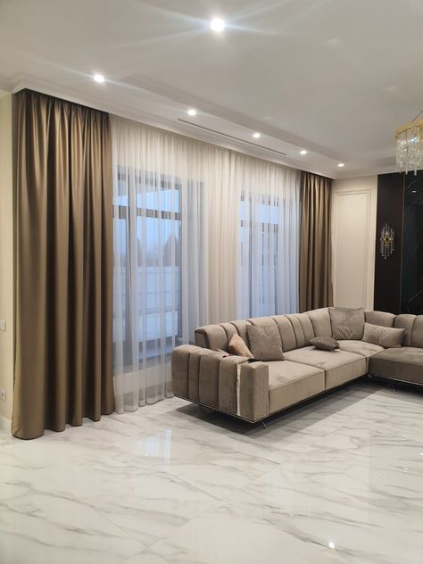 Luxury Curtains Living Room, Curtains Living Room Modern, تصميم داخلي فاخر, Latest Living Room Designs, تصميم للمنزل العصري, Luxury Curtains, Living Room Decor Fireplace, Living Room Design Inspiration, 아파트 인테리어