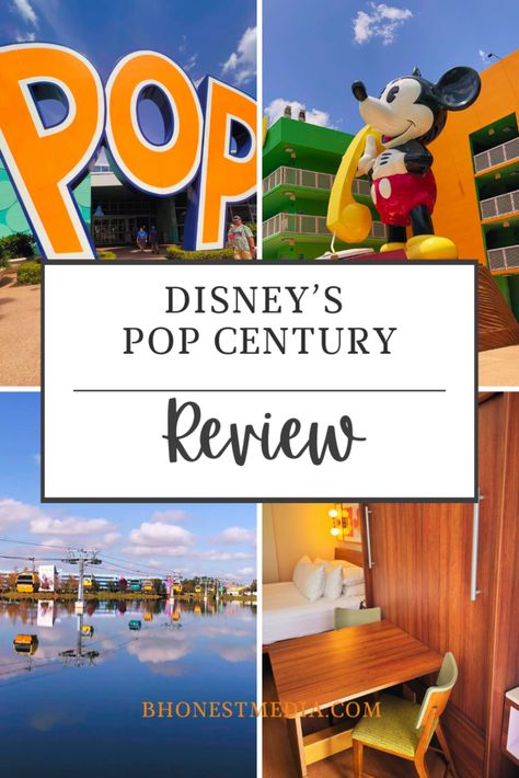 Disney’s Pop Century Resort Review Disney Pop Century Resort, Disney World Itinerary, Classic Hall, Pop Century Resort, Art Of Animation Resort, Movies Under The Stars, Pop Century, Disney Pop, Kiddie Pool