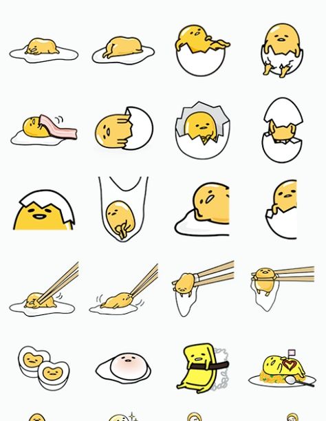 ~ Gudetama ~ Tamago Sushi, Egg Character, The Lazy Egg, Yummy Sushi, Cute Breakfast, Lazy Egg, Its Done, Feeling Lazy, Cute Egg