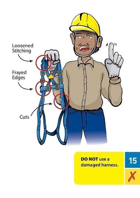 HSE Insider : 4 - WORK AT HEIGHT PRECAUTIONS - PICTORIAL TRAINING ( 4 ) Construction Site Safety, Safety Inspection, Inspection Checklist, Job Hiring, Logo Design Free Templates, Safety Posters, Industrial Safety, Candlestick Patterns, Safety Precautions