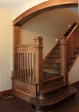 Turning Staircase, Old Fashioned Staircase, Craftsman Style Stairs Staircases, Stairs Old House, Vintage Wood Staircase, Old Wooden Staircase, Craftsman Staircase, Stair Layout, Wooden Staircase Design