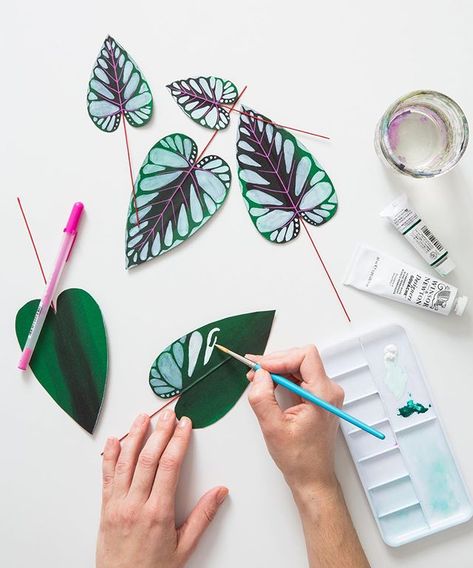 Diy With Kids, Plant Diy, Maluchy Montessori, Chinese Money Plant, Paper Plants, Money Plant, Craft Classes, Deco Floral, Diy Plants