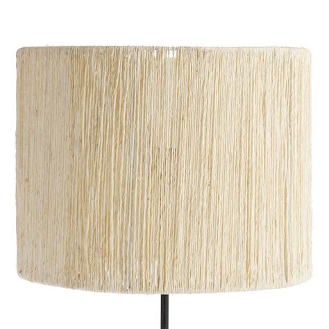 Bleached White Jute Basketweave Drum Table Lamp Shade - World Market World Market Table, Jute Shades, Diy Drums, Wicker Lamp Shade, Table Lamp Shade, Rustic Lamp Shades, Drum Table, Table Lamp Shades, Table Lamp Base