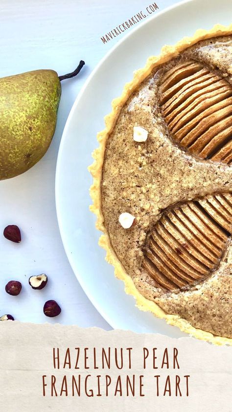 Hazelnut Frangipane, Pear Frangipane Tart, Hazelnut Filling, Caramel Pears, Frangipane Tart, Pear Tart, Pastry Shells, Vegan Crackers, Gourmet Vegan