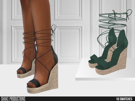 Sims 4 — ShakeProductions 610 - High Heels by ShakeProductions — Shoes/High Heels New Mesh All LODs Handpainted 16 Colors #featuredartist Sims 4 Cc Shoes Wedges, Sims 4 Cc Female Shoes Heels, Sims 4 Heel Boots, Sims 4 Cc Free Shoes, Sims 4 Cc Formal Shoes, Sims 4 Womens Shoes, Sims 4 Wedges, Sims 4 Cc Alpha Shoes, Sims 4 Women Shoes