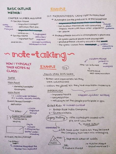 note taking methods study tips College Note Taking, School Organisation, Note Taking Tips, Studera Motivation, Studying Tips, College Notes, High School Survival, High School Hacks, School Organization Notes