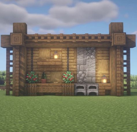 Window Seat Minecraft, Cave Bedroom Minecraft, Minecraft Wall Designs Inside, Minecraft Home Interior Ideas, Minecraft Porch, Minecraft Chest Room, Minecraft Mine Entrance, Minecraft Fireplace, Minecraft Brick