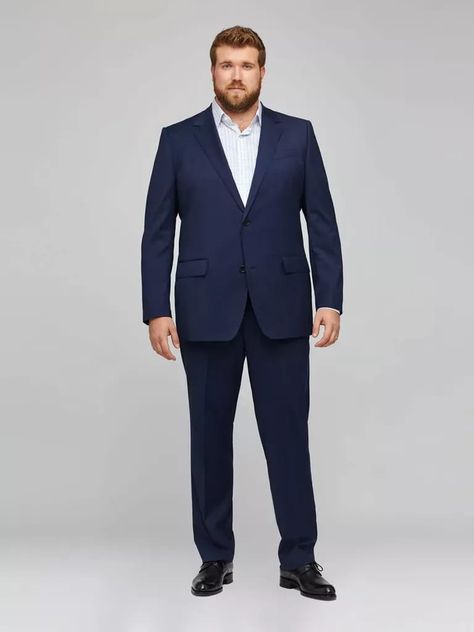 light navy plus size wedding suit - Click to see more and shop Groom & Groomsmen Wedding Style via The Knot! Mens Plus Size Wedding Attire, Big Size Suits Men, Groom Suit Plus Size, Plus Size Groom Suit, Big Men Suits Mens Fashion, Suits For Plus Size Man, Plus Size Men Suits Wedding, Plus Size Groom Attire Men, Wedding Suit Colors