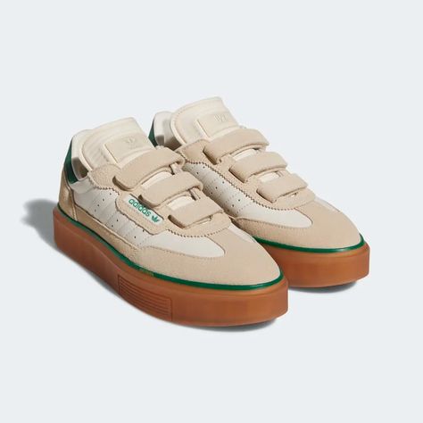 adidas Super Sleek 3 Strap Shoes - Beige | unisex lifestyle | adidas US Ivy Park Adidas, Adidas Ivy Park, Adidas X Ivy Park, Adidas Super, Adidas Sneakers Mens, Ivy Park, Shoe Inspo, Beige Shoes, Adidas X