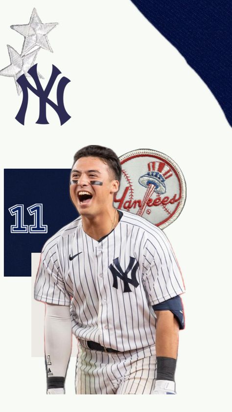 #myfirstshuffle #anthonyvolpe #yankees #newyorkyankees #wallpaper Yankee Wallpaper, Yankees Wallpaper, Anthony Volpe, Ny Yankees, New York Yankees, Bronx, Baseball, New York, Sports