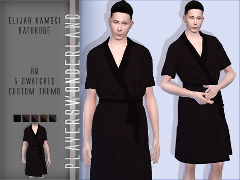 The Sims Resource - Elijah Kamski Bathrobe Elijah Kamski, Quantic Dream, Sims Community, Cc Sims, The Sims Resource, Sims Resource, The Sims, Sims 4, Clothes