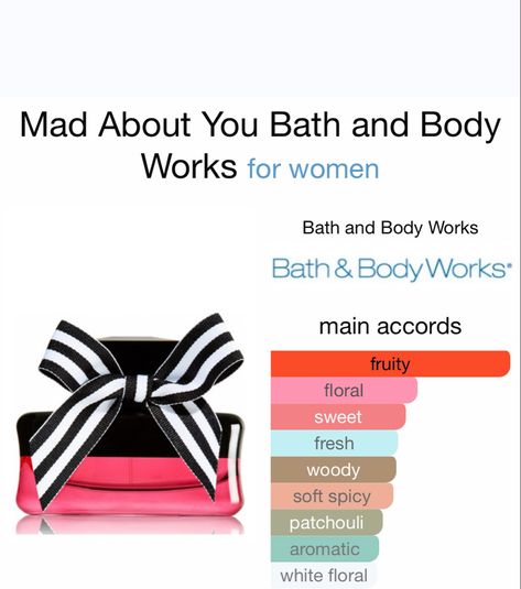 Mad About You Bath and Body Works for women Mad About You Perfume, Mad About You, You Mad, Smell Good, Bath And Body Works, Body Works, Scents, Bath And Body, My Pictures