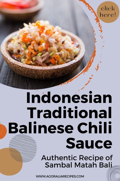 Elevate your culinary experience with the vibrant flavors of Sambal Matah Bali! 🌶️🍋 This traditional Indonesian spicy sauce, renowned in Bali, is unlike any other "sambal." Unlike its counterparts, Sambal Matah is a delightful medley of thinly sliced spices, delivering a refreshing, citrusy kick. 🌿✨ Experience the raw essence of flavor with this simple yet sensational dish! #SambalMatahMagic #IndonesianFlavors #SpicyCitrusBlend #CulinaryAdventure Sambal Recipe, Indonesian Recipes, Chili Sauce Recipe, Seasonal Cooking, Indonesian Cuisine, Spicy Dishes, Global Cuisine, Halal Recipes, Culinary Experience