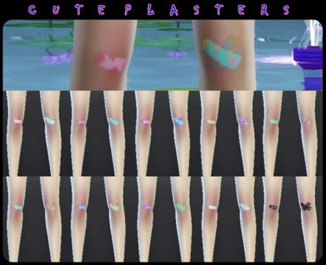 Decay Clown Sims: Cute Plasters • Sims 4 Downloads Sims 4 Yandere Cc, Sims Accessories, Sims 4 Anime, Pelo Sims, The Sims 4 Packs, Sims 4 Cc Makeup, Sims 4 Body Mods, Sims 4 Cc Folder, Play Sims