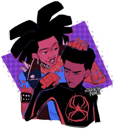 Home / Twitter Hobie Brown And Miles Morales, Hobie Brown And Miles, Miles Morales X Hobie Brown, Character Layout, Spideypool Comic, Deadpool Spiderman, Hobie Brown, Spiderman Drawing, Spaider Man