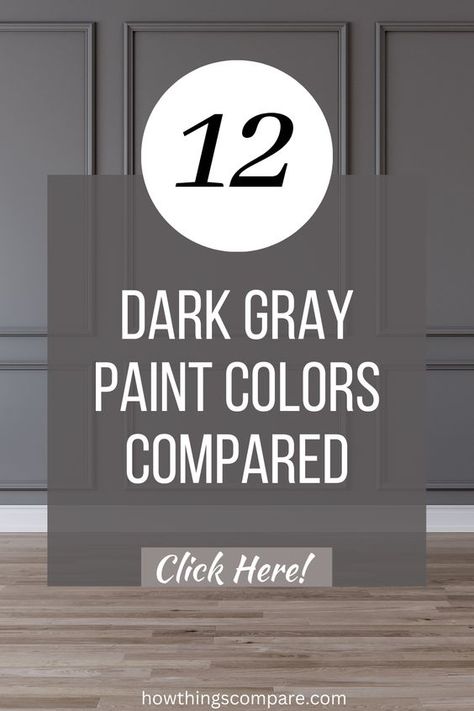 Best Gray Paint Colors Behr, Best Dark Grey Paint Color Sherwin Williams, Interior Door Gray Paint Color, Dark Trim Light Walls Grey Gray Paint, Dark Gray Wall Paint Colors, Grey Paint Colors For Cabinets, Light Grey Walls With Dark Floors, Gray Tone Paint Colors, Rich Gray Paint Color