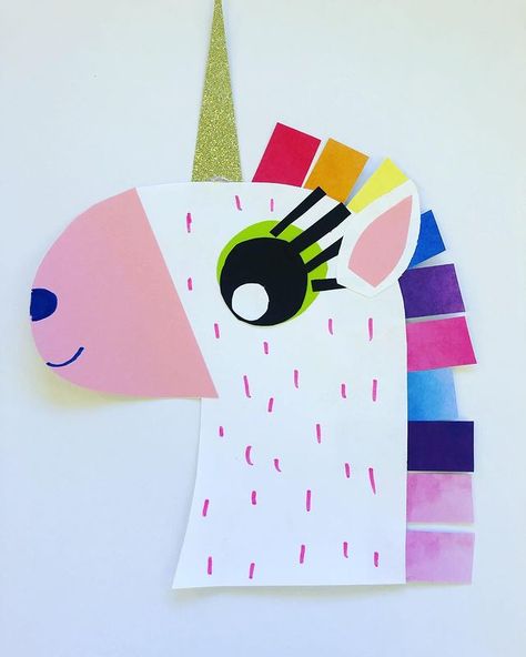 DECS Art Room: Yvette Ackerman (@ackermans_amazing_artists) • Instagram photos and videos Unicorn Crafts For Preschoolers, Craft Unicorn, Unicorn Crafts For Kids, Fairy Tale Crafts, Storytime Crafts, Unicorn Craft, Teaching Crafts, Art Activities For Toddlers, K Crafts