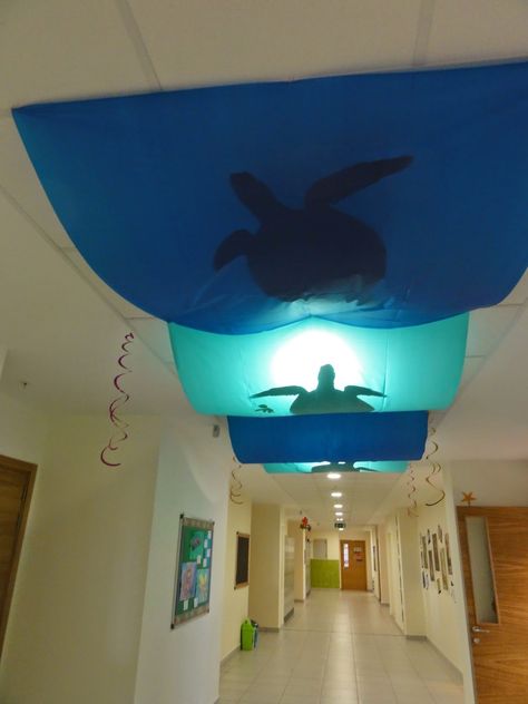 The Charming Classroom: Ocean Classroom Theme Ocean Decorations For The Classroom, Deep Sea Discovery Vbs, Ocean Commotion Vbs, Submerged Vbs, Ocean Vbs, Ocean Classroom, Ocean Theme Classroom, 13 November, Under The Sea Theme