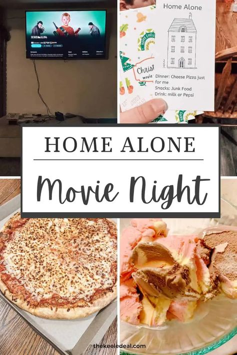 Easy Home Alone Movie Themed Dinner Ideas - The Keele Deal Home Alone Themed Dinner, Christmas Movie And Dinner Theme, Home Alone Dinner Ideas, Home Alone Movie Night Food, Home Alone Movie Night Ideas, Home Alone Dinner And A Movie, Home Alone Themed Food, Home Alone Crafts For Kids, Home Alone Party Food