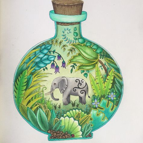 Johanna Basford Colouring Gallery Johanna Basford Jungle Coloring Pages, Magical Jungle Johanna Basford, Johanna Basford Books, Forest Coloring Book, Joanna Basford Coloring, Enchanted Forest Coloring, Magical Jungle, Secret Garden Colouring, Johanna Basford Coloring Book