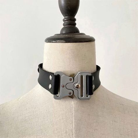 Emo Choker, Metal Choker Necklace, Punk Emo, Eco Friendly Accessories, Metal Choker, Gothic Chokers, Rock Necklace, Statement Choker, Gothic Lolita