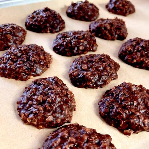 Special Dark Chocolate No Bake Cookies Hersheys Special Dark Cocoa Recipes, Dark Chocolate No Bake Cookies, Chocolate Cookie Recipes Easy, Chocolate No Bake, Quaker Oatmeal, Chocolate No Bake Cookies, Dark Chocolate Fudge, Gluten Free Cookie Recipes, Dark Chocolate Cookies