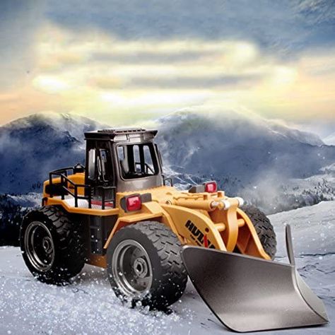 Ships within 24 Hours or Less! fisca RC Truck Remote Control Snow Plow 6 Channel 2.4G Alloy Snow Sweeper Vehicle 4WD Tractor Toy with Lights for Kids Shop at https://www.howdytoy.com/product/fisca-rc-truck-remote-control-snow-plow-6-channel-2-4g-alloy-snow-sweeper-vehicle-4wd-tractor-toy-with-lights-for-kids Rc Snow Plow, Snow Plow Truck, Plow Truck, Remote Control Trucks, Rc Tractors, Rc Rock Crawler, Rc Radio, Backseat Car Organizer, Radio Controlled Cars