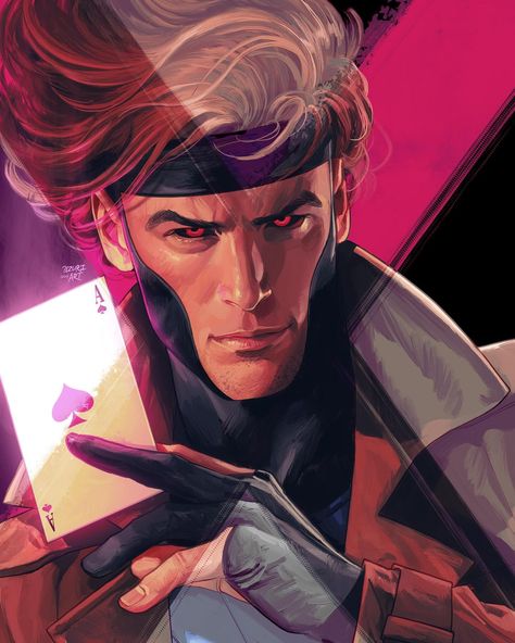 “The name’s Gambit, mon ami. Remember it.” What did you all think of Episode 5? #xmen #xmen97 #digitalart #art #artist #fanart #fanartist… | Instagram Uzuri Art, Gambit Wallpaper, Gambit X Men, Gambit Marvel, Xmen Art, X-men, Marvel Animation, Marvel Characters Art, Marvel Comic Character