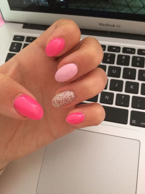 Cute February Nails Pink, Hot Pink Valentine Nails Short, Super Short Pink Nails, Pink Holiday Nails Short, Fun Valentines Nails Pink, Valentines Nails Designs Short Square, 2024 Pink Nails, Pink January Nails, February Nails Ideas Valentines Day Short Simple