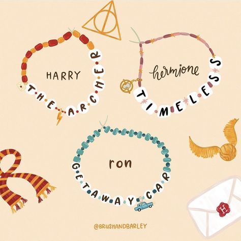 Harry Potter Rings Diy, Bracelet Ideas Harry Potter, Harry Potter Bracelet Ideas, Harry Potter Bracelets, Aesthetic Diys, Harry Potter Ring, Harry Potter Bracelet, Potters Clay, Harry Potter Jewelry